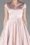 Partykleid Midi Satin Puder ABK2626