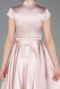 Partykleid Midi Satin Puder ABK2626