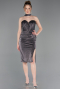 Partykleid Midi Anthrazit ABK2627