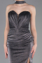 Partykleid Midi Anthrazit ABK2627