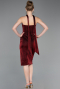 Partykleid Midi Weinrot ABK2627