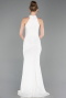 Weiß Abendkleid Lang ABU6083