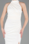 Weiß Abendkleid Lang ABU6083