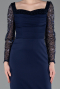 Marineblau Partykleid Midi ABK2387