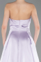 Lila Abendkleid Satin Lang ABU5932