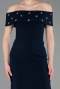 Abschlusskleid Lang Marineblau ABU6161