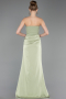 Abschlusskleid Lang Satin Pistaziengrün ABU6096