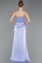 Abschlusskleid Lang Satin Flieder ABU6096