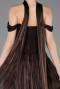 Partykleid Midi Chiffon Braun ABK2619