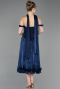 Partykleid Midi Chiffon Marineblau ABK2619