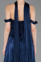 Partykleid Midi Chiffon Marineblau ABK2619