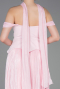 Partykleid Midi Chiffon Puder ABK2619