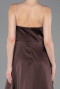 Abschlusskleid Lang Satin Braun ABU6130