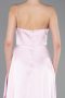 Abschlusskleid Lang Satin Puder ABU6130