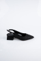 Schwarz Party-Schuhe Perlenbesetzt AB2100