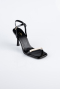 Party-Schuhe Leder Schwarz AB2117