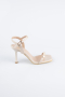 Party-Schuhe Leder Beige ABD2116