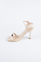 Party-Schuhe Leder Beige ABD2116