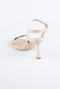 Party-Schuhe Leder Beige ABD2116