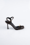 Party-Schuhe Leder Braun ABD2116