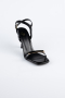 Party-Schuhe Leder Schwarz ABD2116