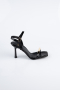 Party-Schuhe Leder Schwarz ABD2116