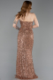 Kupfer Abendkleid Lang ABU5185