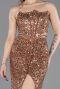 Kupfer Abendkleid Lang ABU5185