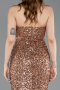 Kupfer Abendkleid Lang ABU5185