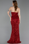 Rot Abendkleid Lang ABU5185