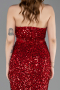 Rot Abendkleid Lang ABU5185