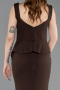 Braun Abendkleid İm Meerjungfrau-Stil Lang ABU5768