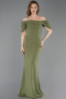 Abendkleid Lang Khaki ABU6167