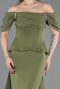 Abendkleid Lang Khaki ABU6167