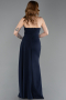 Abendkleid Lang Marineblau ABU6170