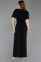 Abendkleid Midi Schwarz ABK2628