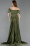 Abendkleid Lang Khaki ABU6167