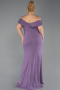 Lavendel Abendkleid İn Übergröße Lang ABU5714