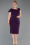 Einladungskleid In Übergröße Midi Violette ABK2632