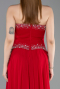 Abendkleid Lang Chiffon Rot ABU6188