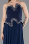 Abendkleid Lang Chiffon Marineblau ABU6188