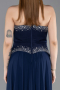 Abendkleid Lang Chiffon Marineblau ABU6188