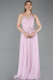 Abendkleid Lang Chiffon Puder ABU6188