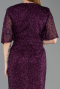 Violette Abendkleid İn Übergröße Lang ABU4542