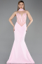 Rosa Abendkleid Lang ABU5568