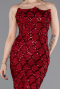 Weinrot Abendkleid Schuppig Lang ABU5701