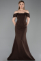 Braun Abendkleid Lang ABU6002