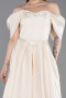 Standesamtkleid Lang Beige ABU6191