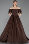 Standesamtkleid Lang Braun ABU6191