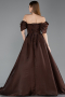 Standesamtkleid Lang Braun ABU6191